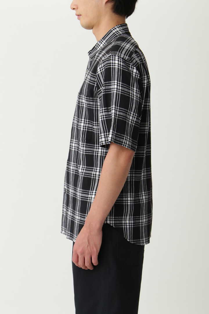 BLACK & WHITE CHECK LINEN5