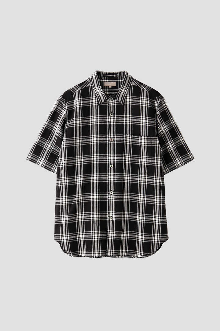 BLACK & WHITE CHECK LINEN1