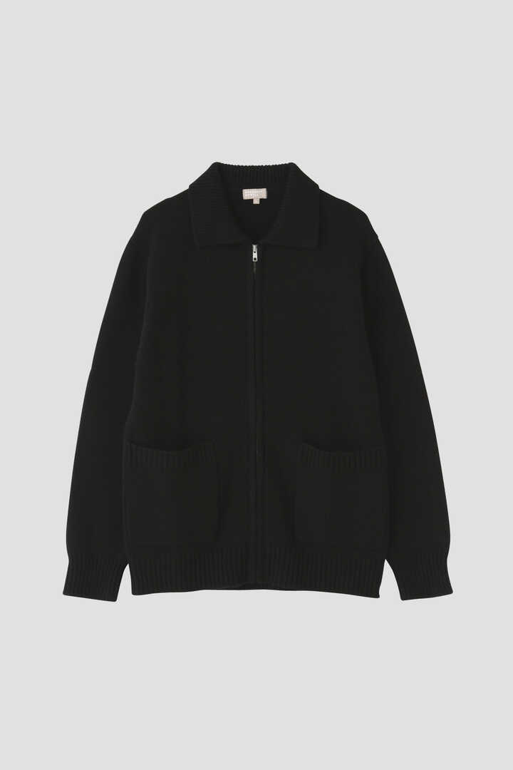 WOOL CASHMERE CHUNKY ZIP BLOUSON4