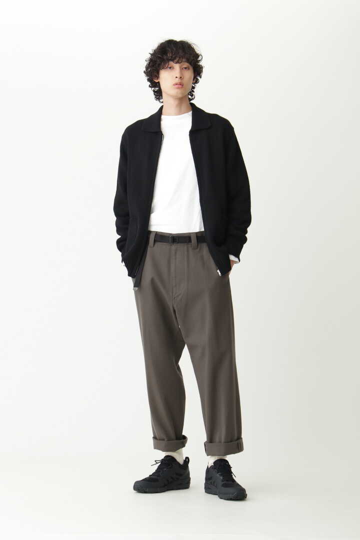 WOOL CASHMERE CHUNKY ZIP BLOUSON2