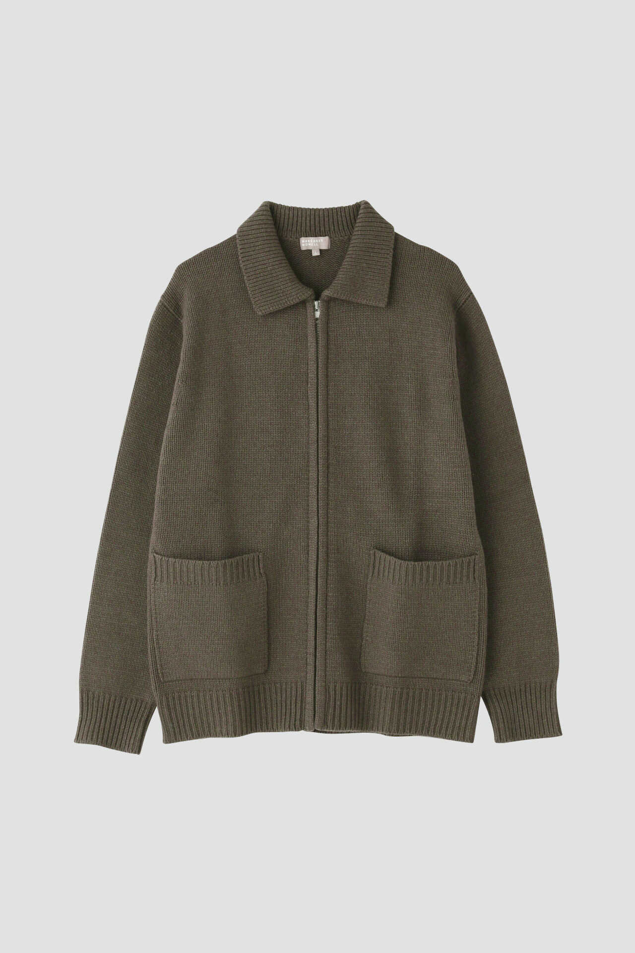 WOOL CASHMERE CHUNKY ZIP BLOUSON9