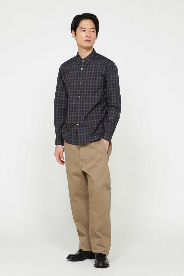 DARK TONE GINGHAM COTTON POPLIN5