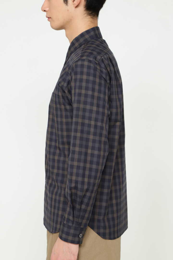 DARK TONE GINGHAM COTTON POPLIN6