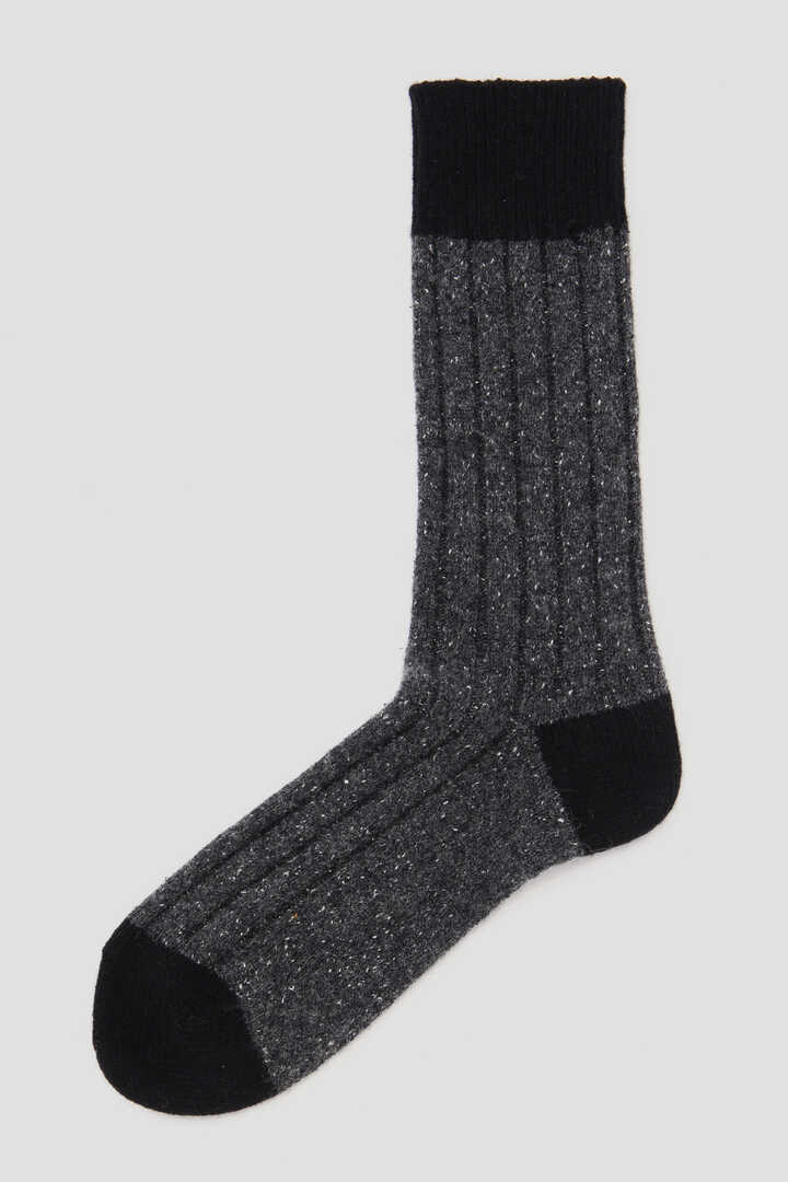 NEP YARN WIDE RIB SOCK1