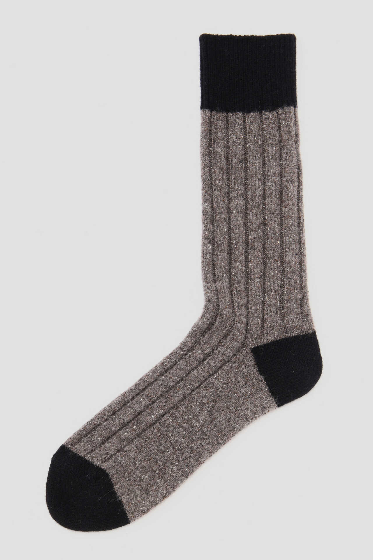 NEP YARN WIDE RIB SOCK3