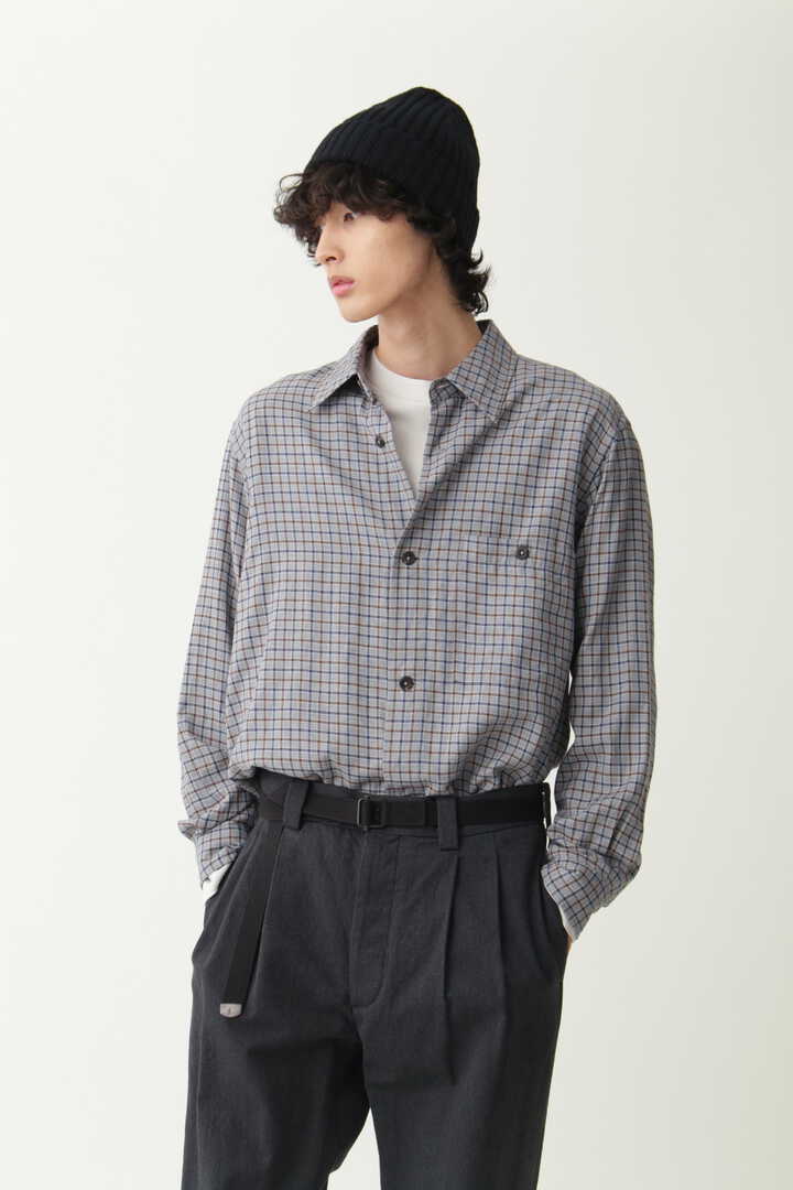 GRID CHECK COTTON CASHMERE1
