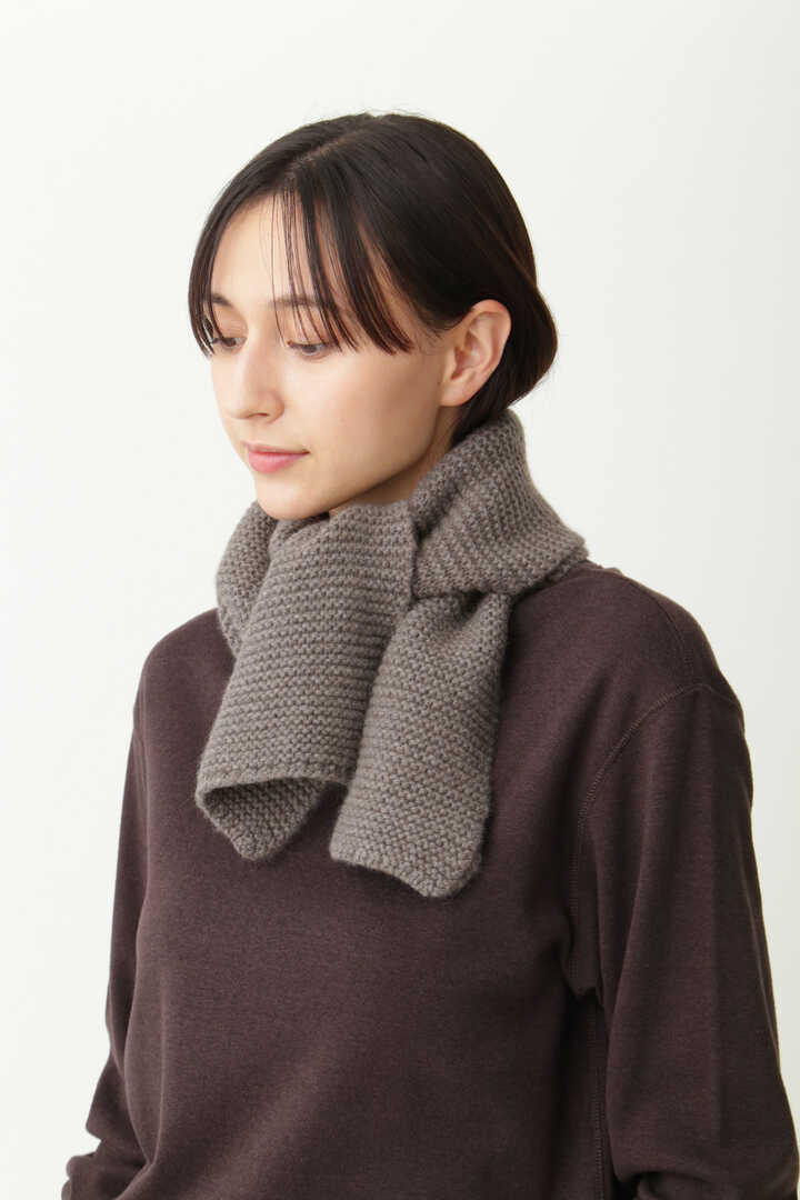 CHUNKY PURL STITCH SCARF2
