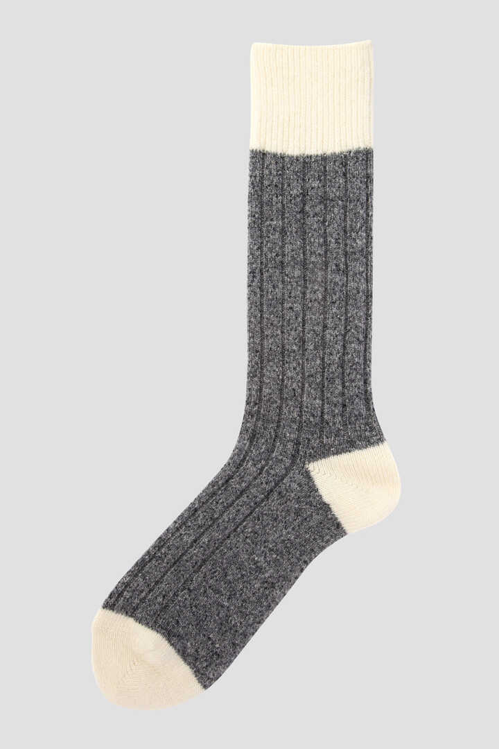NEP YARN WIDE RIB SOCK1