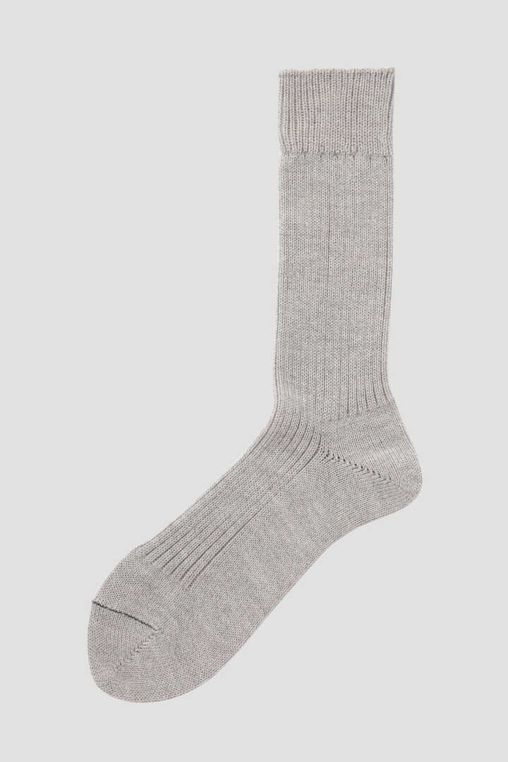 COTTON WOOL RIB SOCK1