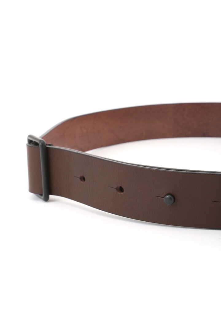 OILED LEATHER STUDS BELT4