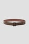 OILED LEATHER STUDS BELT
