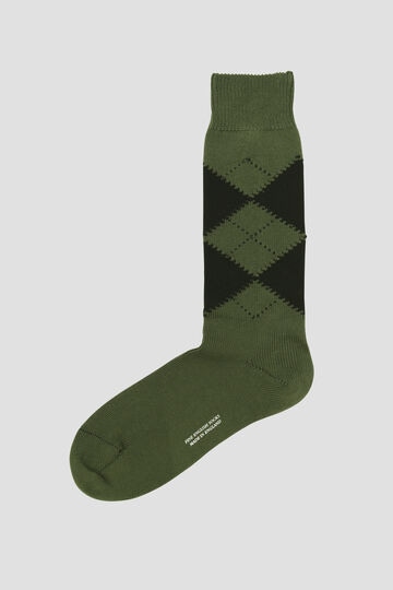 TWO COLOUR ARGYLE SOCK_181