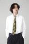 ABSTRACT CHECK SILK TIE