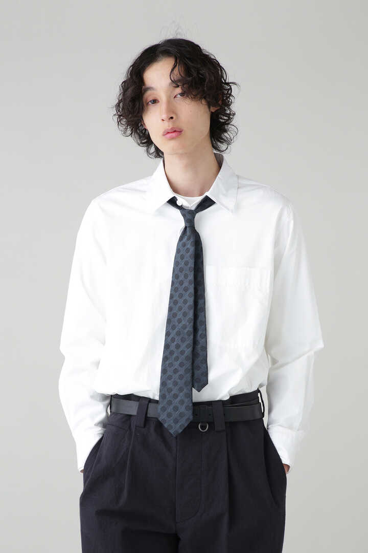 LINEN SILK SPOT TIE1
