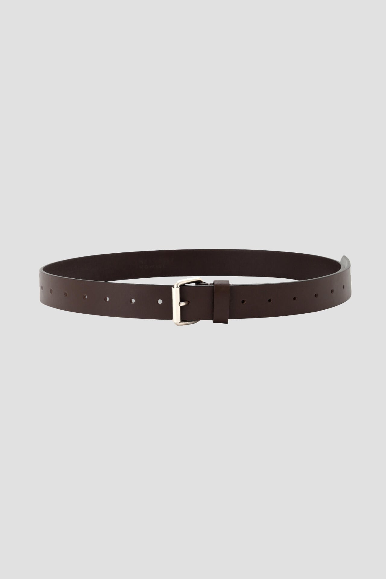 OILED LEATHER LONG BELT