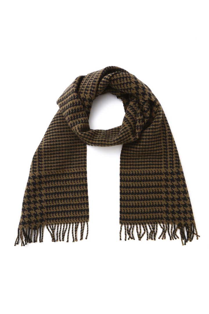 MILLED CHECK WOOL SCARF5