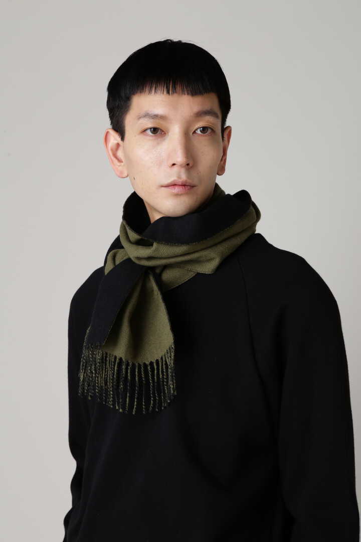 DOUBLE FACED WOOL CASHMERE SCARF1