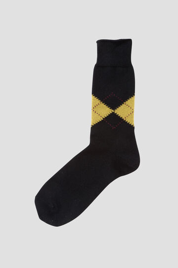 TWO COLOUR ARGYLE SOCK_010