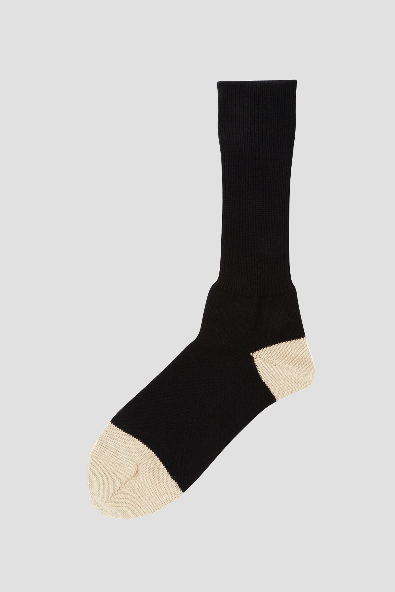 COTTON WOOL LONG RIB SOCK5