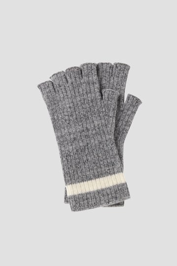 WOOL SILK NEP YARN GLOVE_022