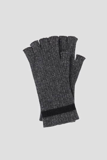 WOOL SILK NEP YARN GLOVE_023