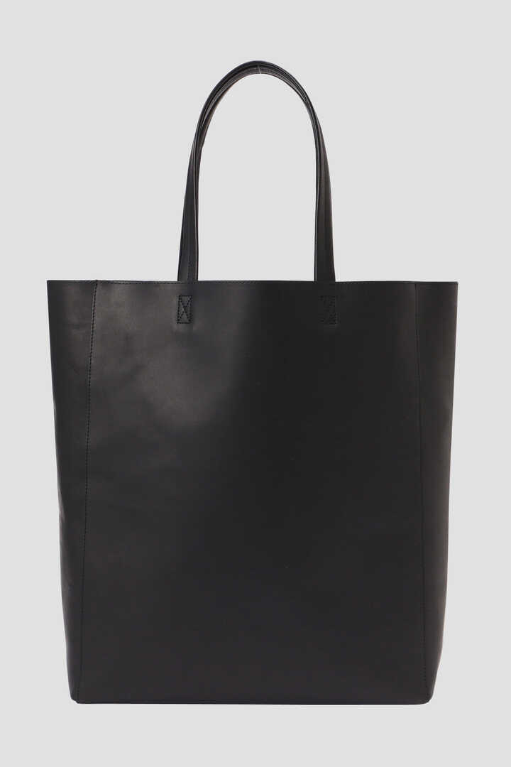 Black leather 2024 shopper