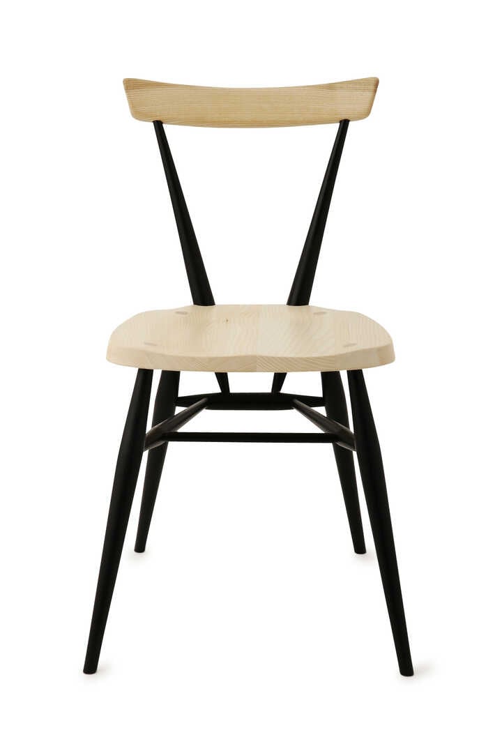 BLACK STACKING CHAIR