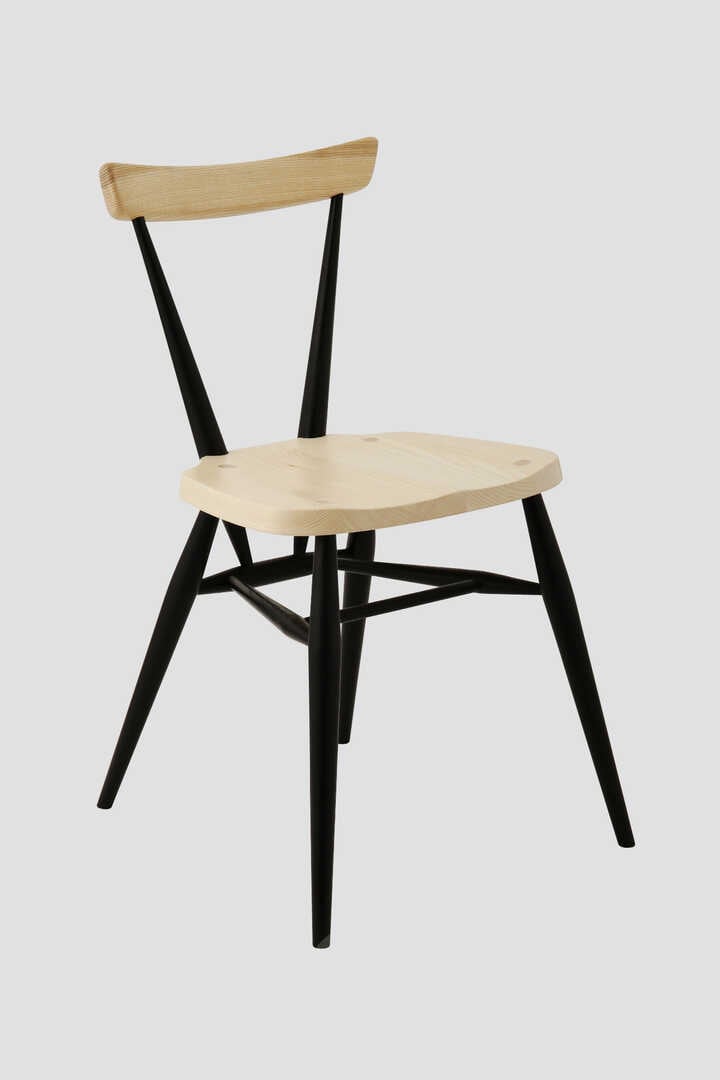 BLACK STACKING CHAIR | MARGARET HOWELL | MARGARET HOWELL