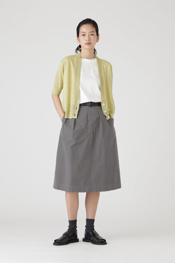 MARGARET HOWELL WASHED COTTON SATINスカート-