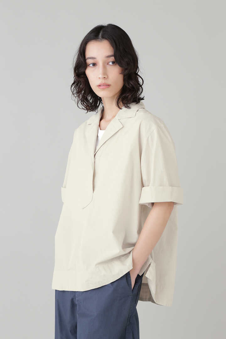 今期 MHL. SANDED COTTON LINEN シャツ - シャツ/ブラウス(半袖/袖なし)