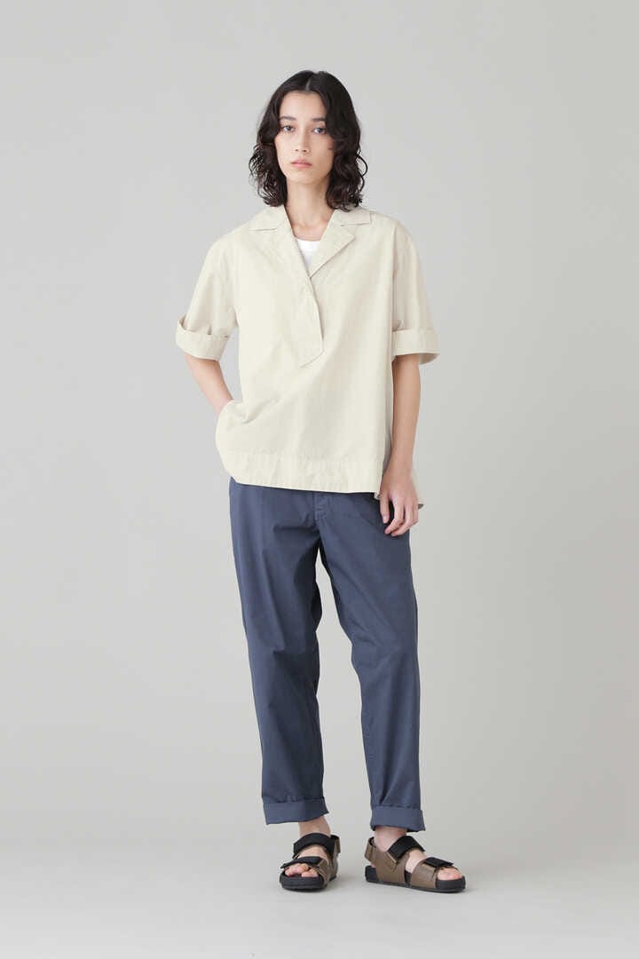 2022春の新作 MHL. SANDED COTTON LINEN シャツ/ブラウス(半袖/袖なし