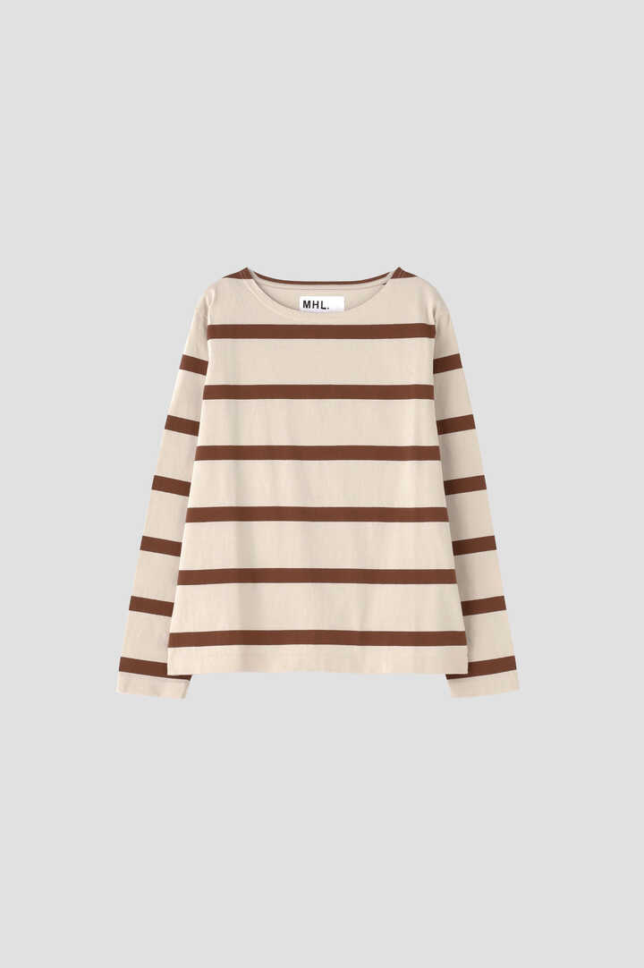 WIDE STRIPE DRY JERSEY | MARGARET HOWELL | MARGARET HOWELL