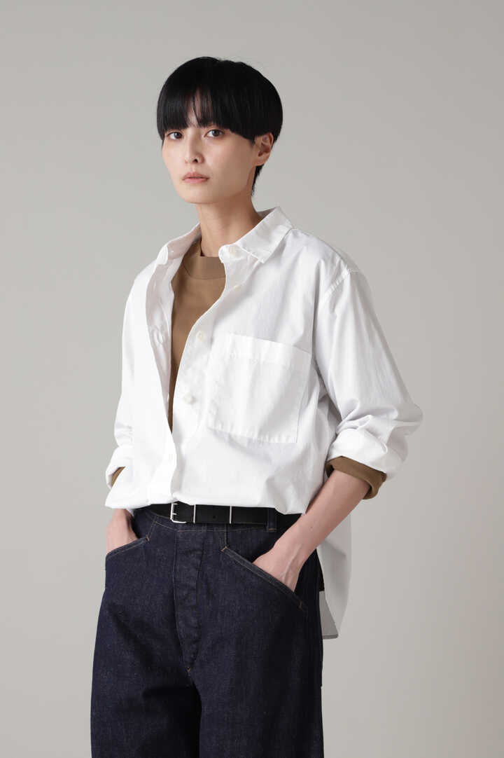 MHL：WASHED COTTON POPLIN SHIRT