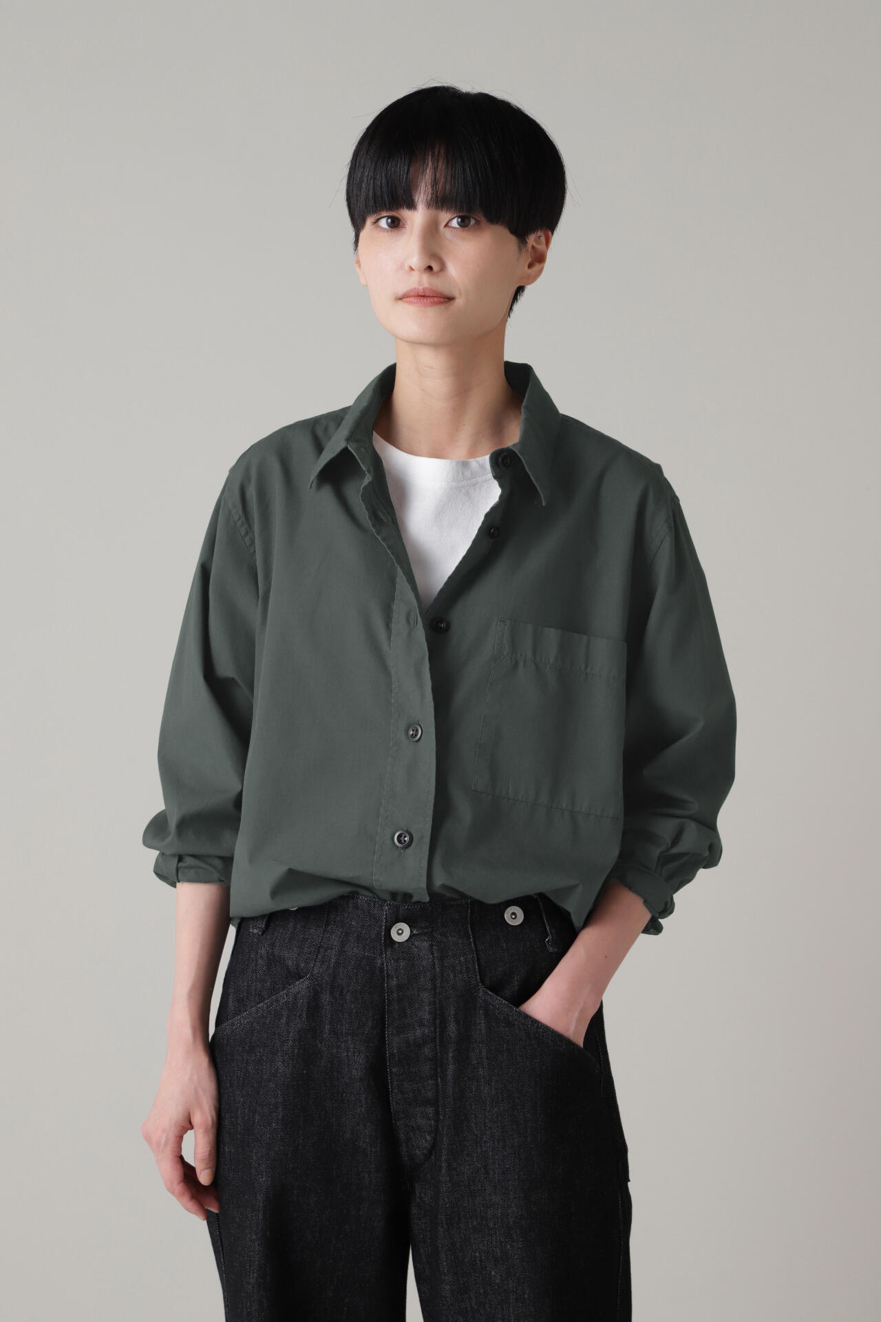 MHL   FADED COTTON POPLIN
ウィメンズシャツ