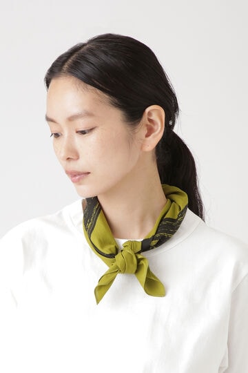 マーガレットハウエル スカーフ シルク POLKA DOT SCARF ホワイト