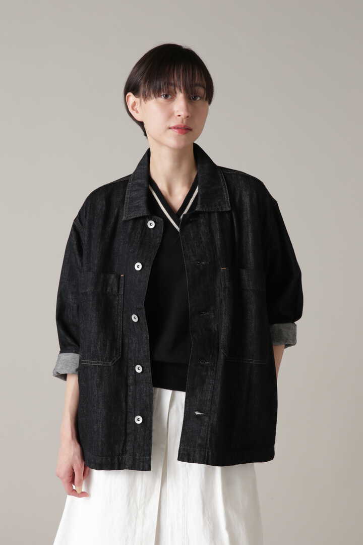 得価HOTMHL，CANTON LIGHT DENIM JACKET インディゴ ジャケット・アウター