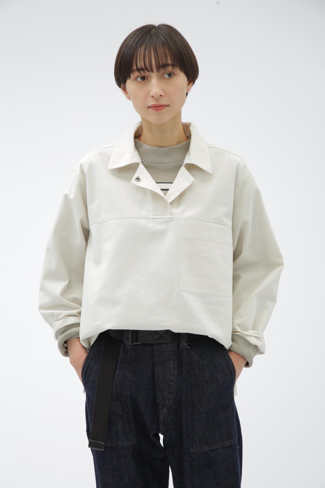 12月下旬-1月中旬 COTTON TWILL SHIRTING | MARGARET HOWELL | MARGARET HOWELL