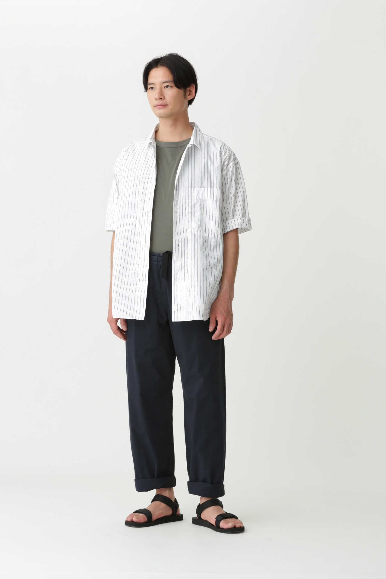 WASHED STRIPE COTTON7