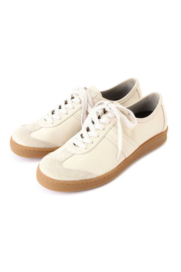 MHL by Margaret Howell Army Trainer Nubuck White Low Top Sneakers