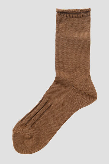 COTTON LINEN PLAIN SOCK_050