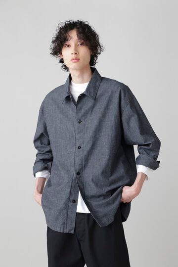 オックスフォードブルー 美品 2023SS MHL. DENIM CANVAS ワンピース