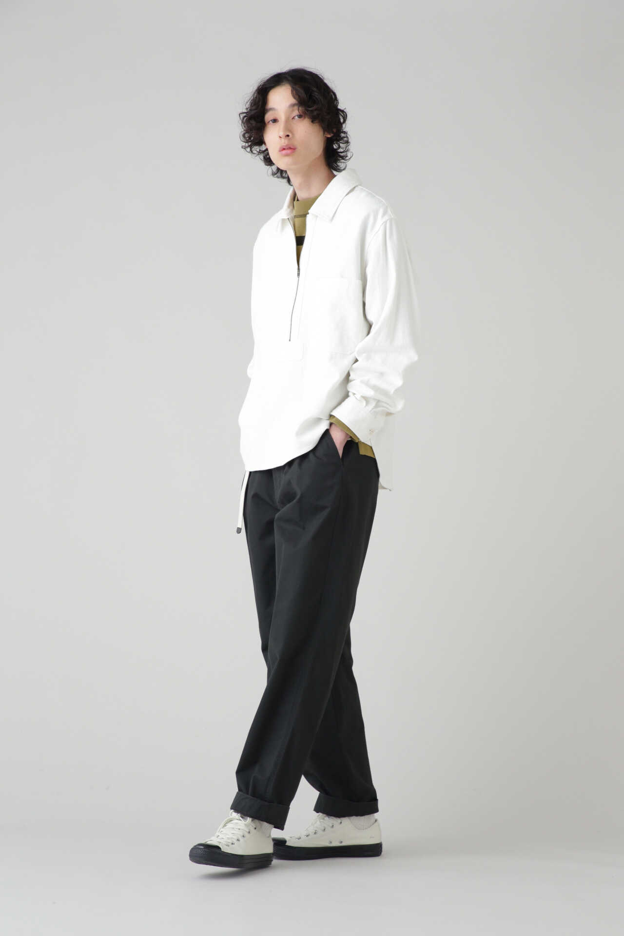 WIDE STRIPE DRY JERSEY | MARGARET HOWELL | MARGARET HOWELL