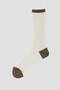 NATURAL COTTON RIB SOCK