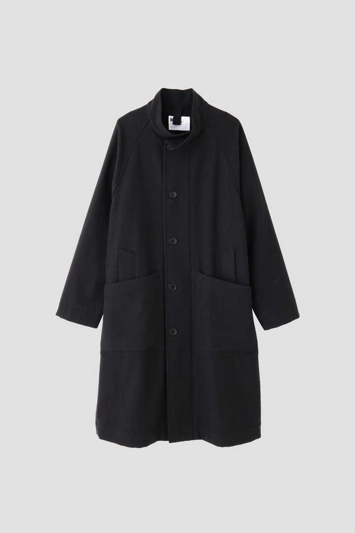 可能ですSillage Melton Wool Coat Navy メルトンウールコート