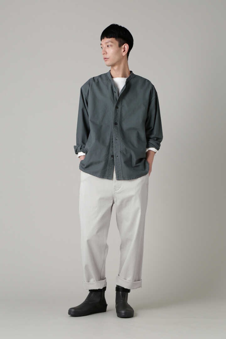 通販販売 MHL. BRUSHED COTTON TWILL ワイドストレートパンツ