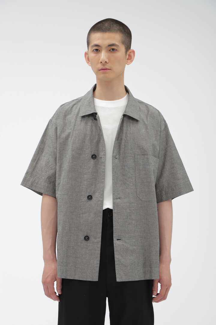 FADED COTTON SHIRTING | MARGARET HOWELL | MARGARET HOWELL
