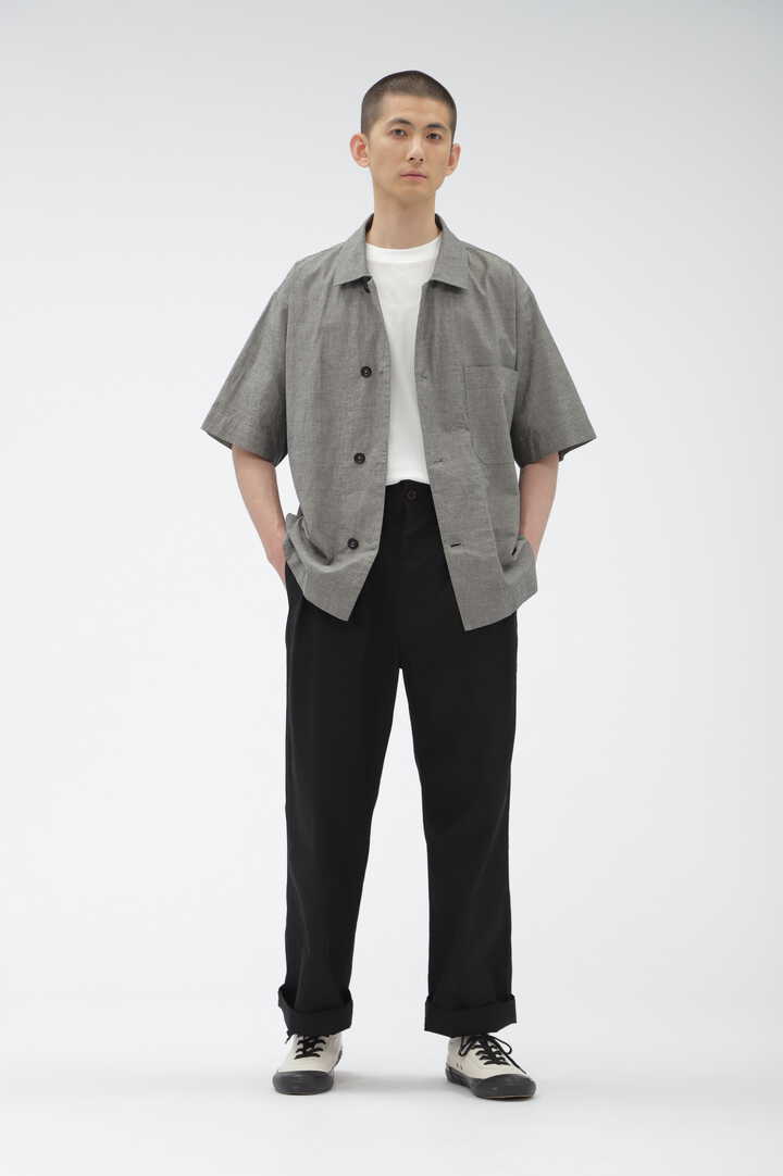 FADED COTTON SHIRTING | MARGARET HOWELL | MARGARET HOWELL