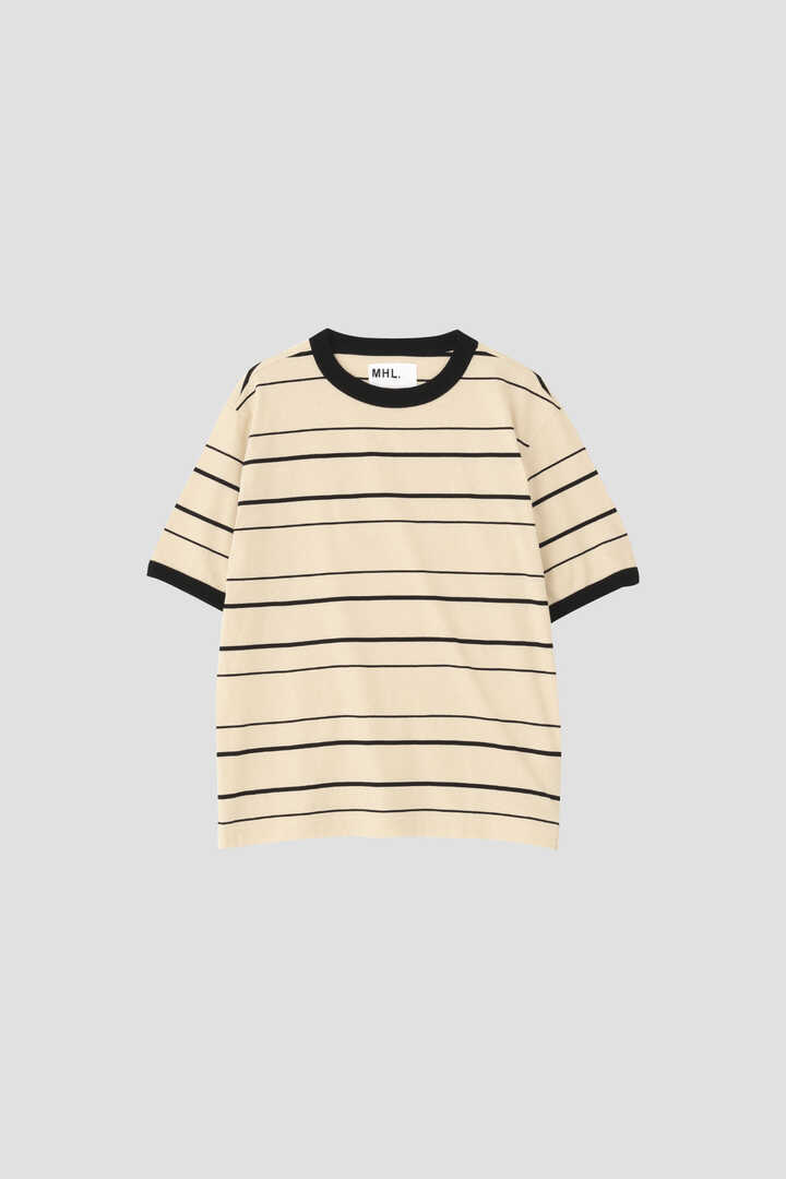 COTTON LINEN STRIPE JERSEY | MARGARET HOWELL | MARGARET HOWELL