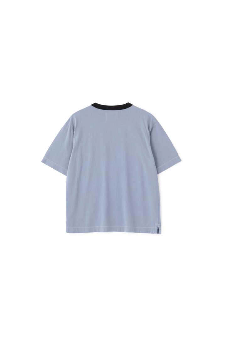 【MHL.】 Cotton Linen Jersey メンズ MIDBLUE3 L エムエイチエル カットソー・Tシャツ トップス