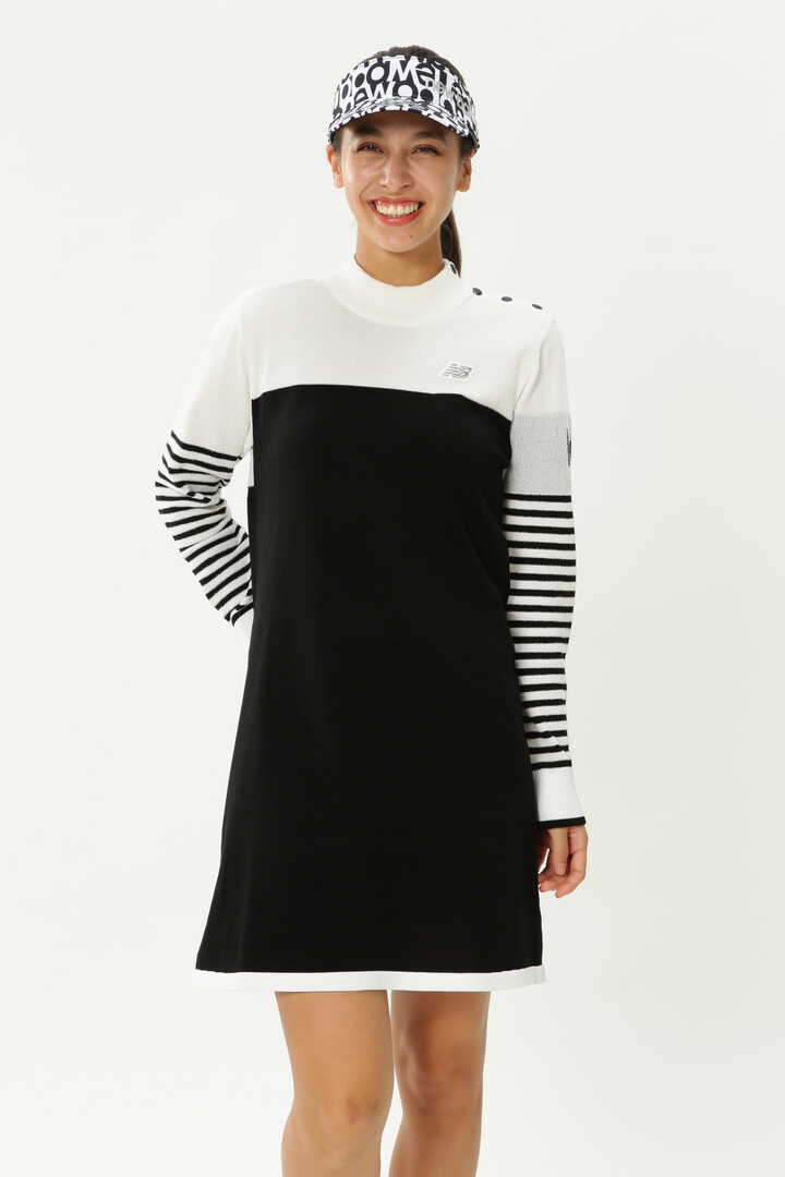 New Balance Golf Freemove 長袖 モックネック ニット ワンピース Womens Sport New Balance Golf Freemove 長袖 モックネック ニット ワンピース Womens Sport